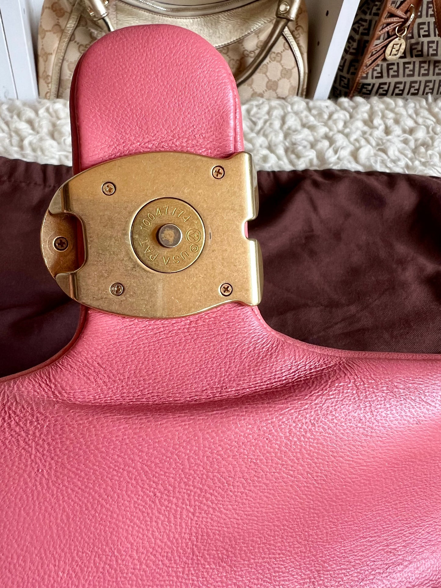 Coach Tabby Pink Puffy Leather Shoulder & Crossbody Bag