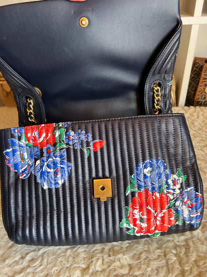 Tory Burch Flower Soft Fleming Quilted, Convertible Crossbody Bag