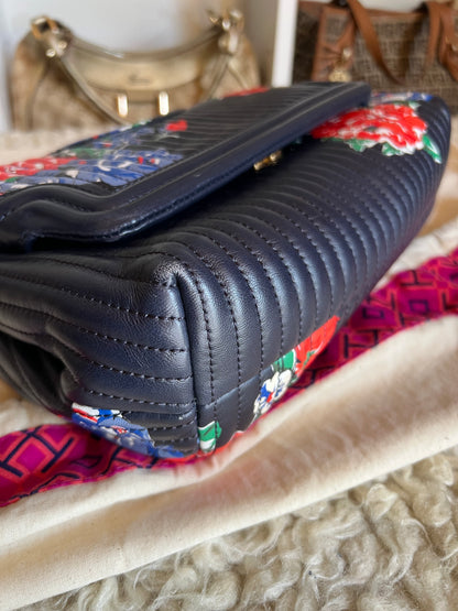 Tory Burch Flower Soft Fleming Quilted, Convertible Crossbody Bag