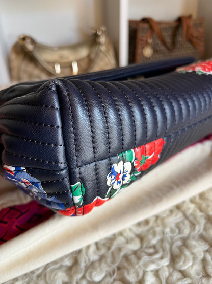 Tory Burch Flower Soft Fleming Quilted, Convertible Crossbody Bag