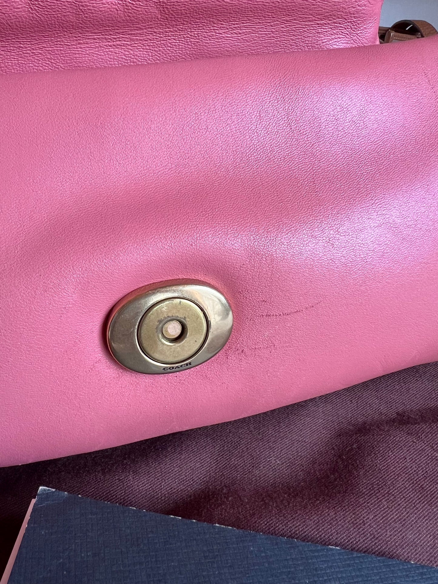 Coach Tabby Pink Puffy Leather Shoulder & Crossbody Bag