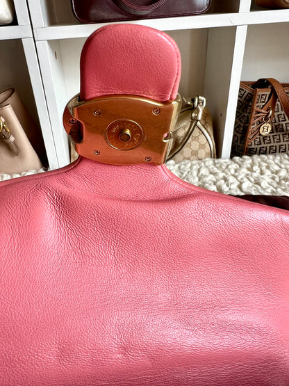 Coach Tabby Pink Puffy Leather Shoulder & Crossbody Bag