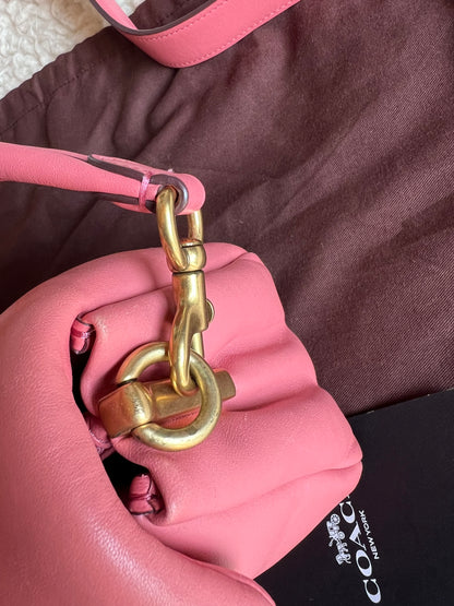 Coach Tabby Pink Puffy Leather Shoulder & Crossbody Bag