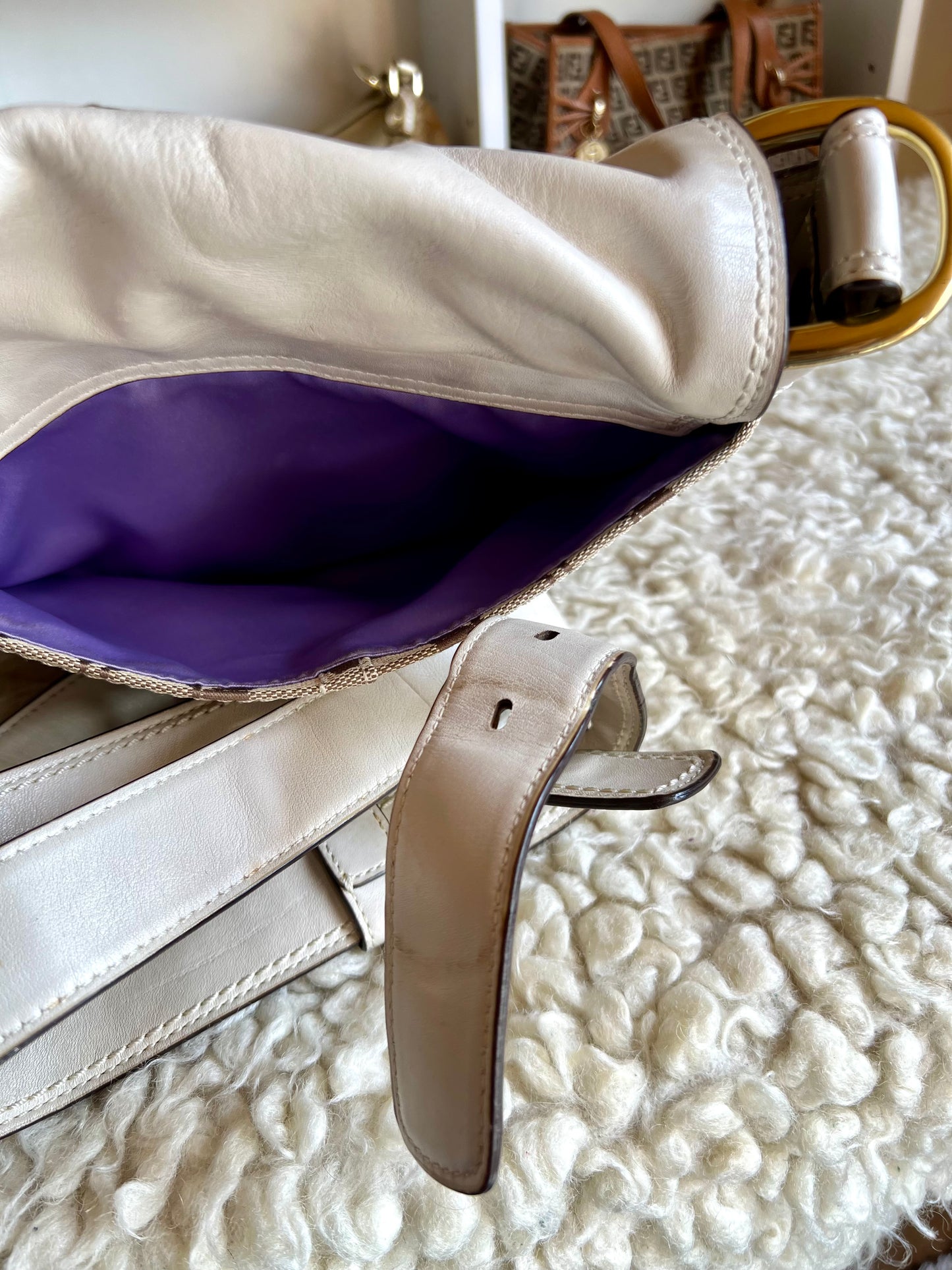 Coach Canvas Leather Small Crossbody