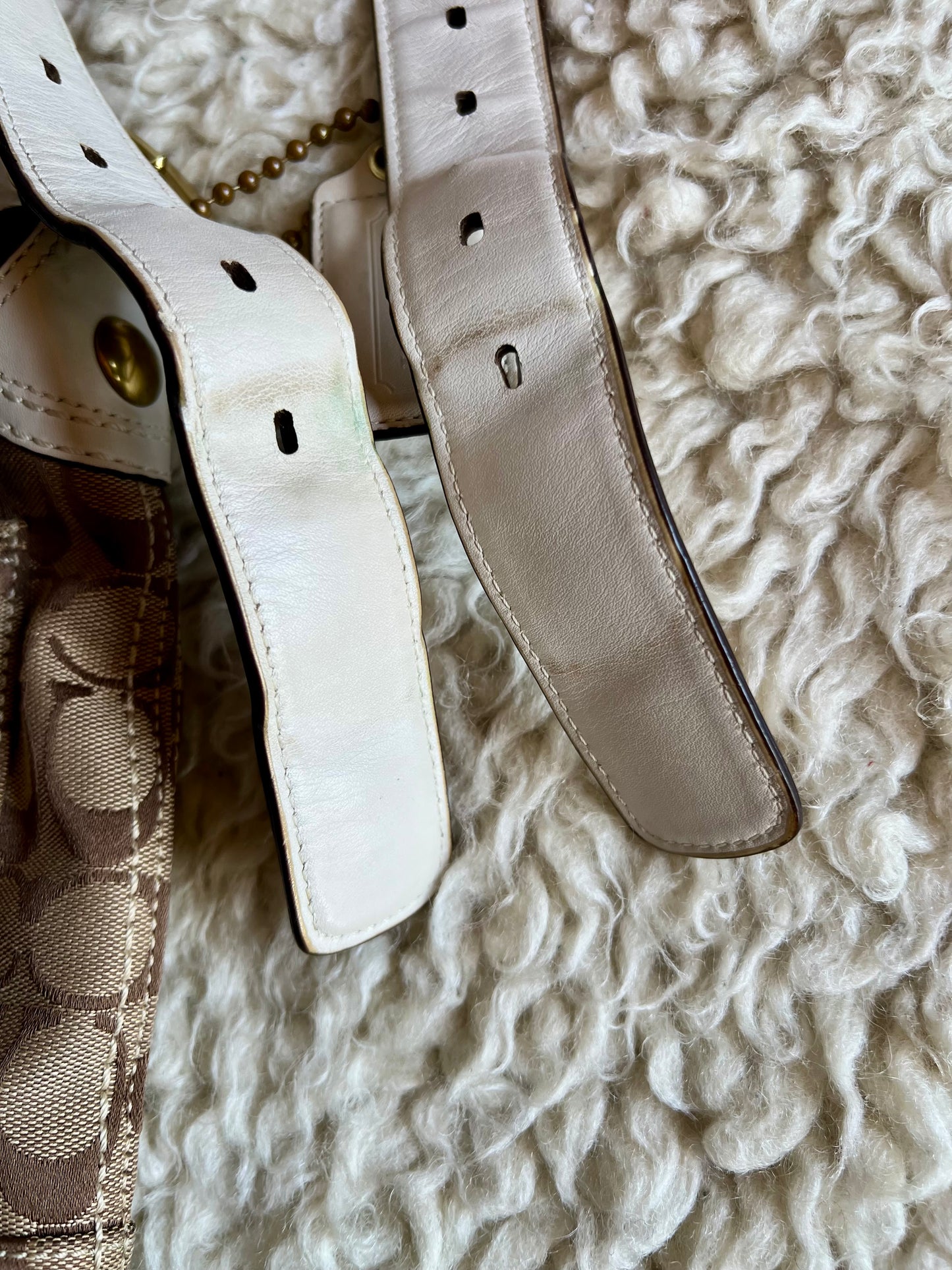 Coach Canvas Leather Small Crossbody