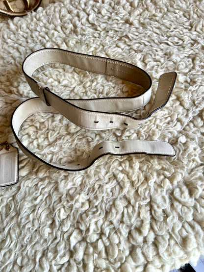 Coach Canvas Leather Small Crossbody