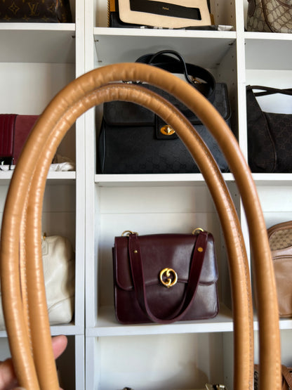 Celine Monogram Travel Tote Shoulder Leather Bag