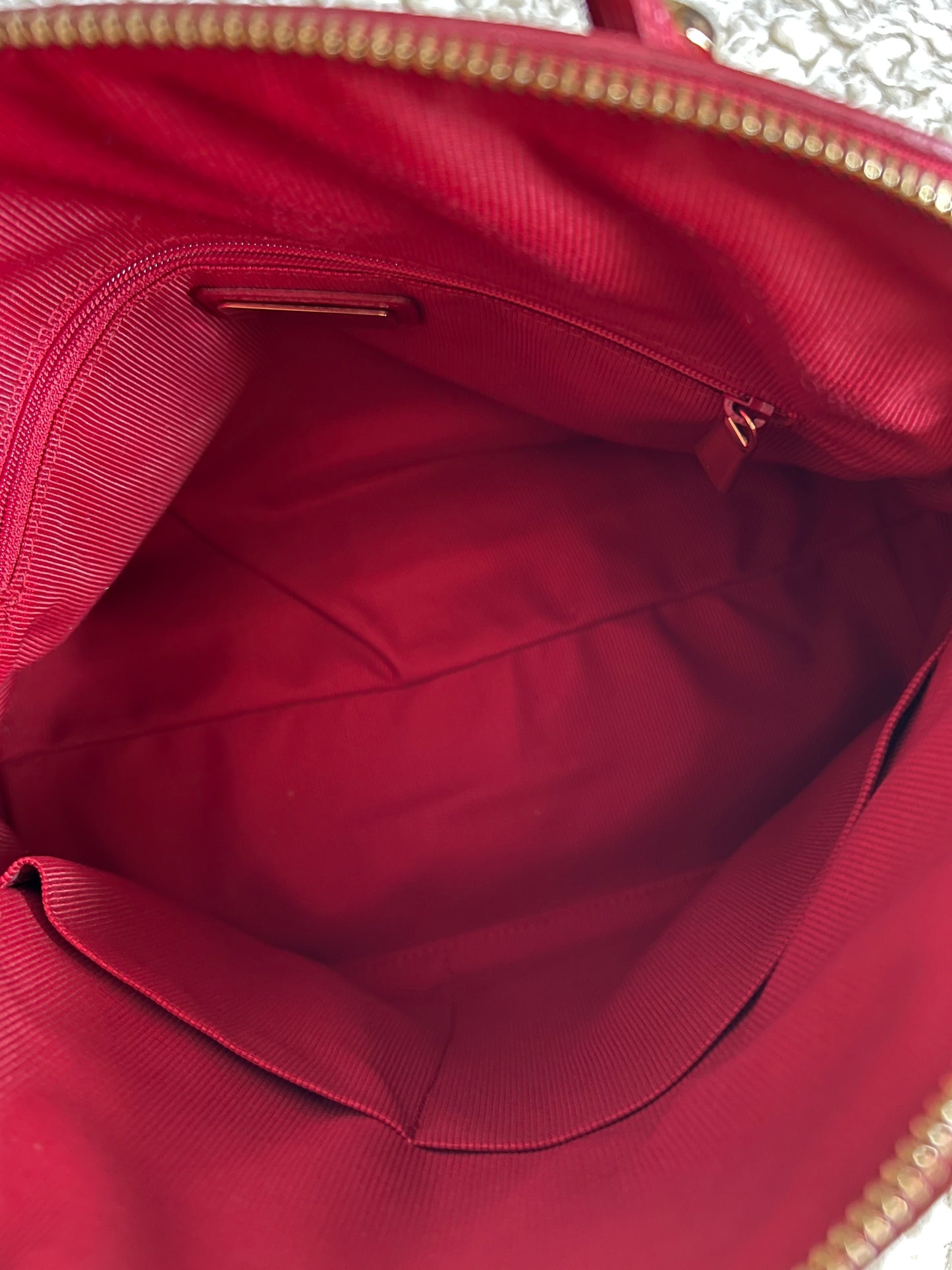 Furla Red Piper Onyx Saffiano Leather Shoulder Crossbody Bag